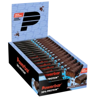 powerbar_30_protein_plus_chocolate_doos._1_png Powerbar 30% Protein+ Bar 55g