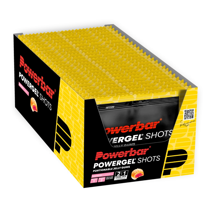 powerbar_powergel_shots_raspberry_doos_png Powerbar Powergel Shots 60 gram