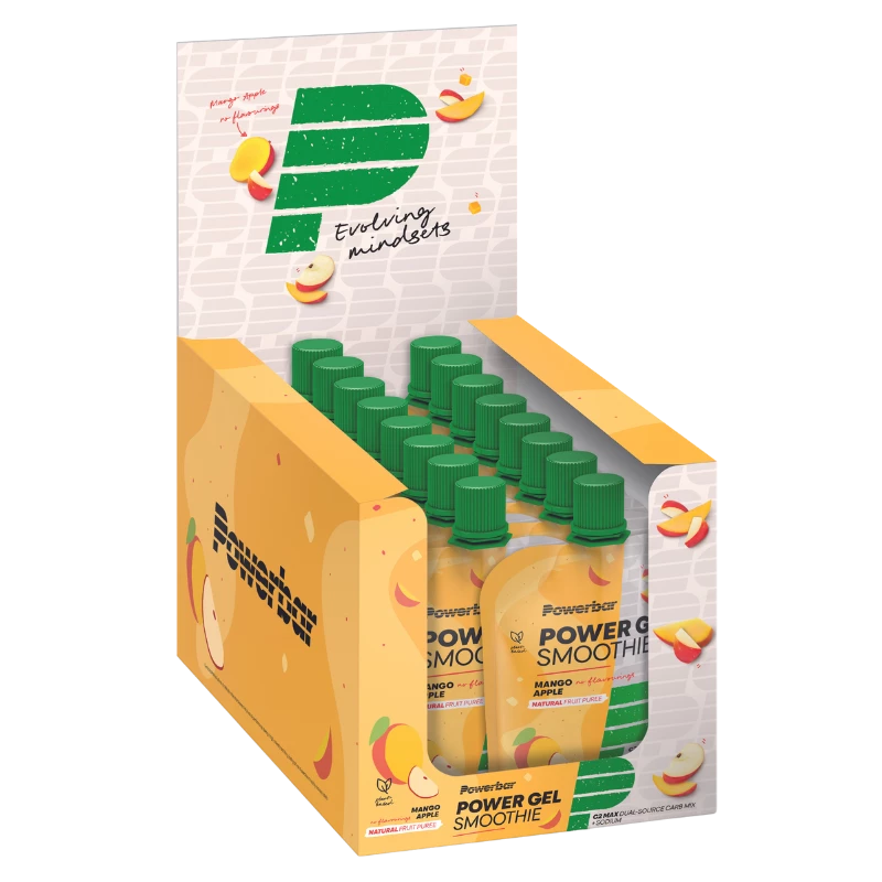 powerbar_powergel_smoothie_mango_apple_doos_png Powerbar PowerGel Smoothie 90g (16 stuks)