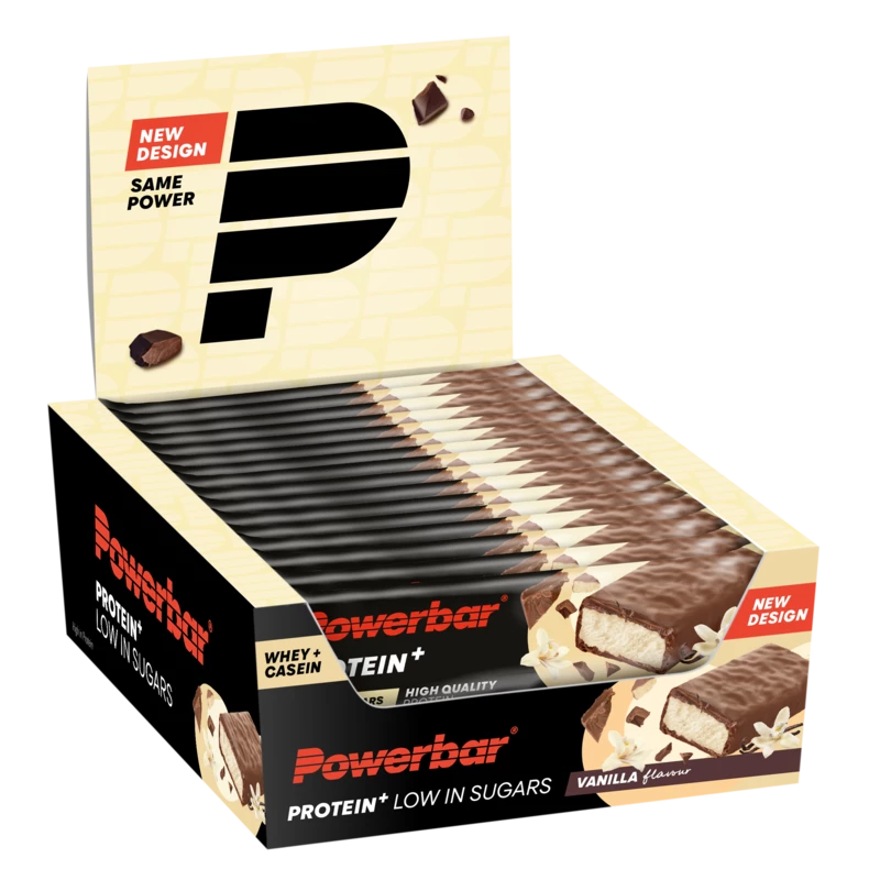powerbar_protein_plus_low_sugar_vanille_doos_2_png Powerbar Protein+ Low Sugar Bar 35g
