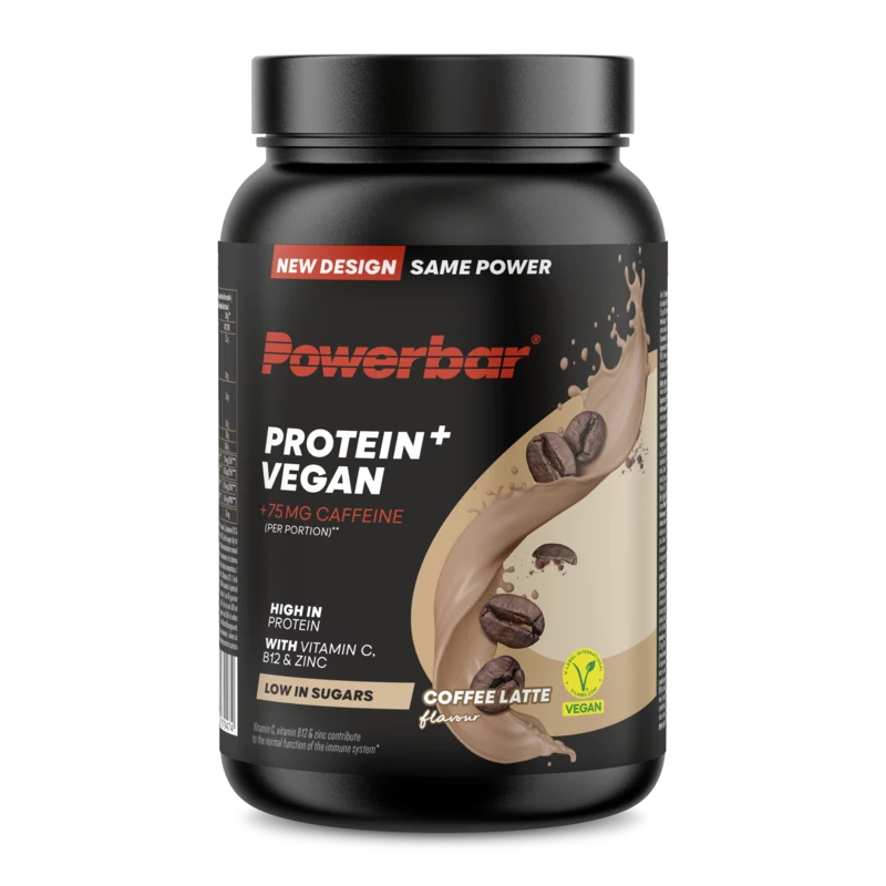 powerbar_protein_vegan_powder_coffeelatte_png Powerbar Protein + Vegan 570g (19 shakes)
