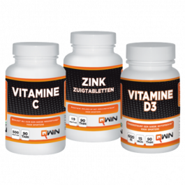 QWIN Weerstand pakket (Vit D3, C en Zink)